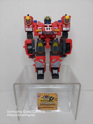 2003 hasbro Transformers Armada Gigacon Overload w/ Rollout  / AS-IS 