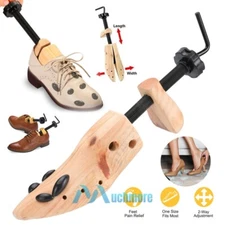 2-Way Wood Wooden Adjustable Boot Shoe Stretcher Expander For Men Women US 10-13