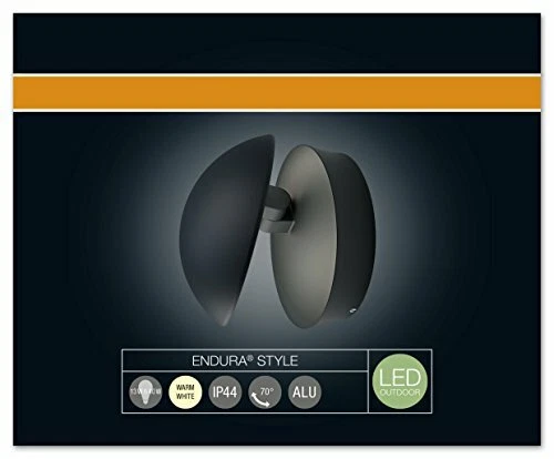 Osram LED Wandleuchte Außenleuchte dunkelgrau Endura Style Cover RD IP44 13W  - Bild 4 von 4