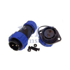 WEIPU SP21 2 Pin Panel Mount Connector,Aviation Wire Cable Connector Plug Socket