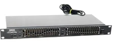 YAMAHA MODEL GQ2015 DUAL CHANNEL PROFESSIONAL AUDIO MUSIC GRAPHIC EQUALIZER