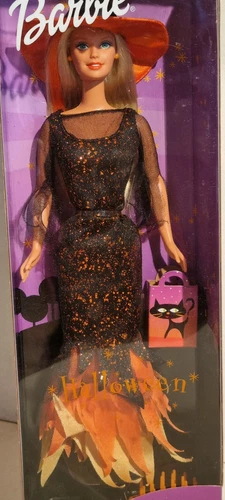 Rare poup. vint. Barbie MATTEL 'Halloween'/+access./neuve ds bte/Ed. Spéci./2000
