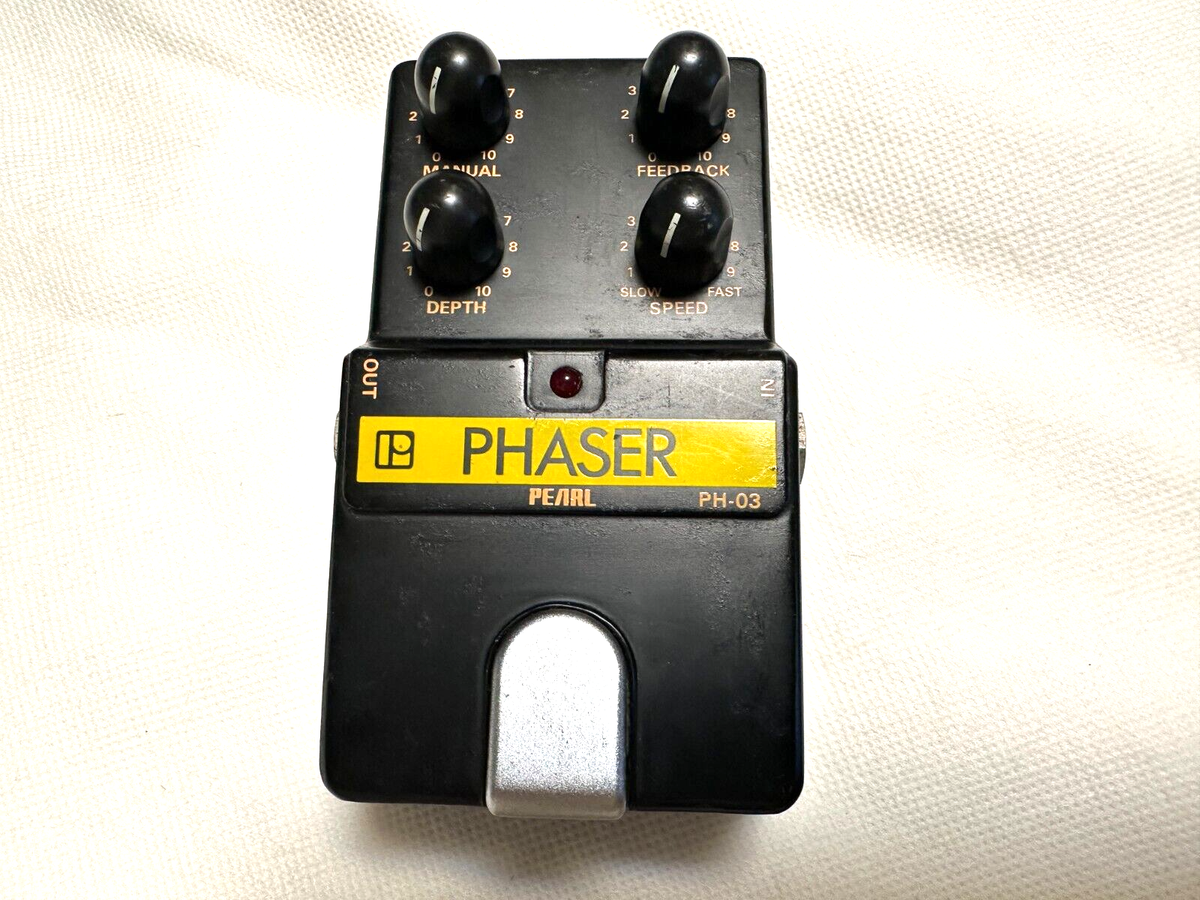 PEARL CO-04 コンプレッサー　エフェクター　PH-03　2個セット Pearl PH-03 Phaser Vintage Guitar Effect Phase Pedal Made in Japan