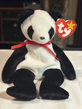 Rare! Ty Beanie Babies Panda Bear “Fortune” DOB 12/6/1997 With Hang And Tush Tag