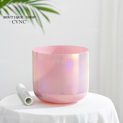 CVNC 432Hz 6'' Dream Color Alchemy Chakra Crystal Singing Bowl Sound Heal Bath