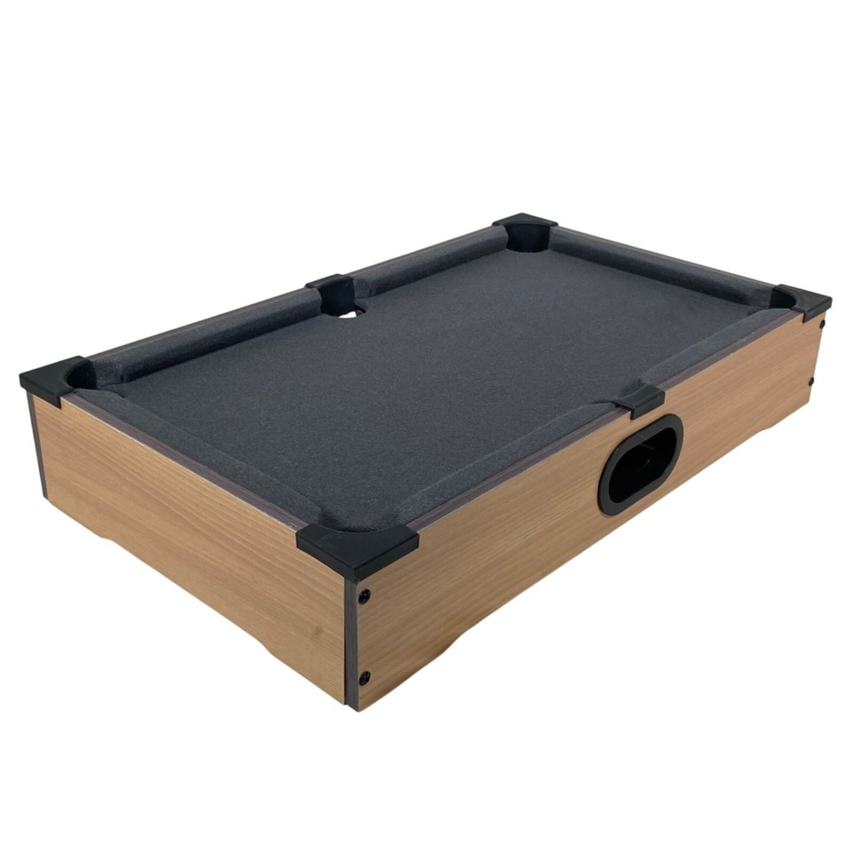 Tabletop Portable Pool Table Mini Billiards Wooden Game Set with ...