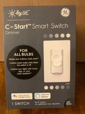 GE Smart Multi-Location White Smart with LED Touchless Light Switch w/Wall Plate