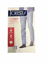 NEW Jobst For Men Mens Knee High Closed Toe 20-30 mmHg Compression Socks Large T