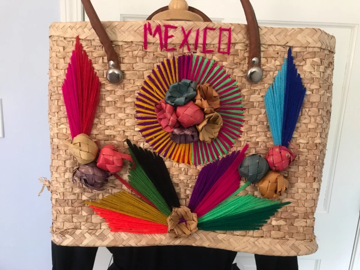 IMMIGRANT Embroidered Raffia Tote – Maalicious