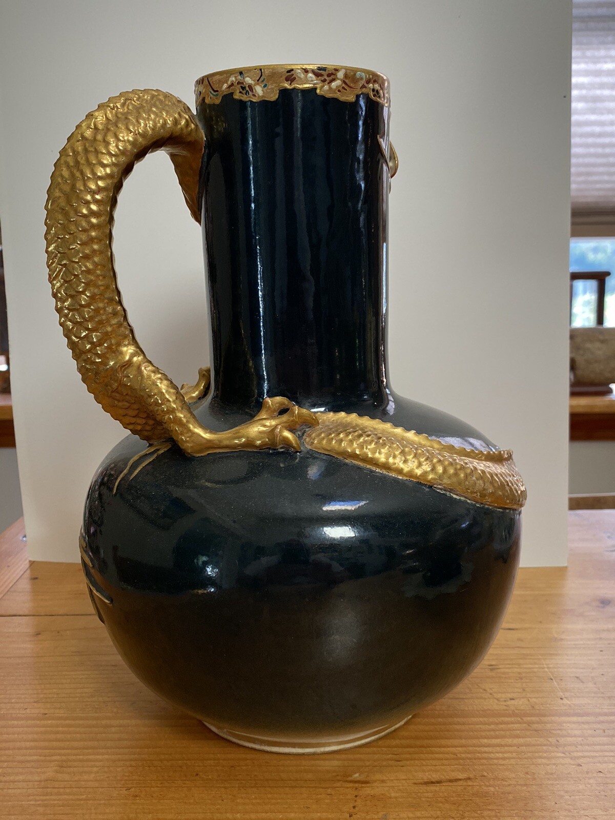 Large Antique Japanese Satsuma Water Pitcher Made By Kinkozan? eBay