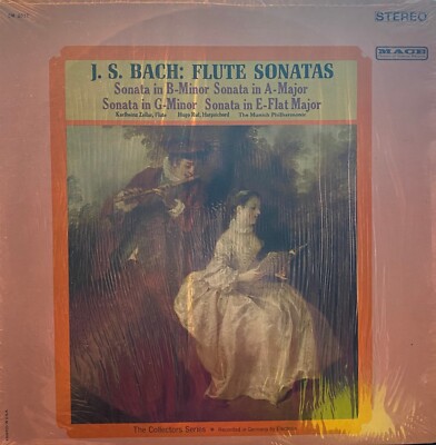 Vinyl J.S. Bach, Flute Sonatas Sonatas: B-Minor, A-Major, G-Minor, E-Flat Major