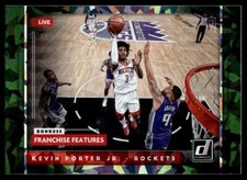 2021-22 Donruss Franchise Features Holo Green Ice Kevin Porter Jr. Houston