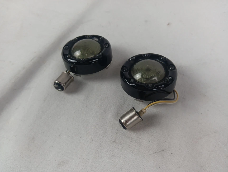 DINÁMICA PERSONALIZADA PARA INSERTOS INTERMITENTE HARLEY BREAKOUT ÁMBAR LED BULLET RINGZ Foto 2 de 4