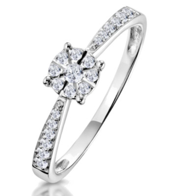 Diamant Verlobungsring, nagelneu