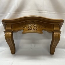 VINTAGE 1982 HOMCO 19โ Wall Shelf Faux Wood plastic 3064 made in USA