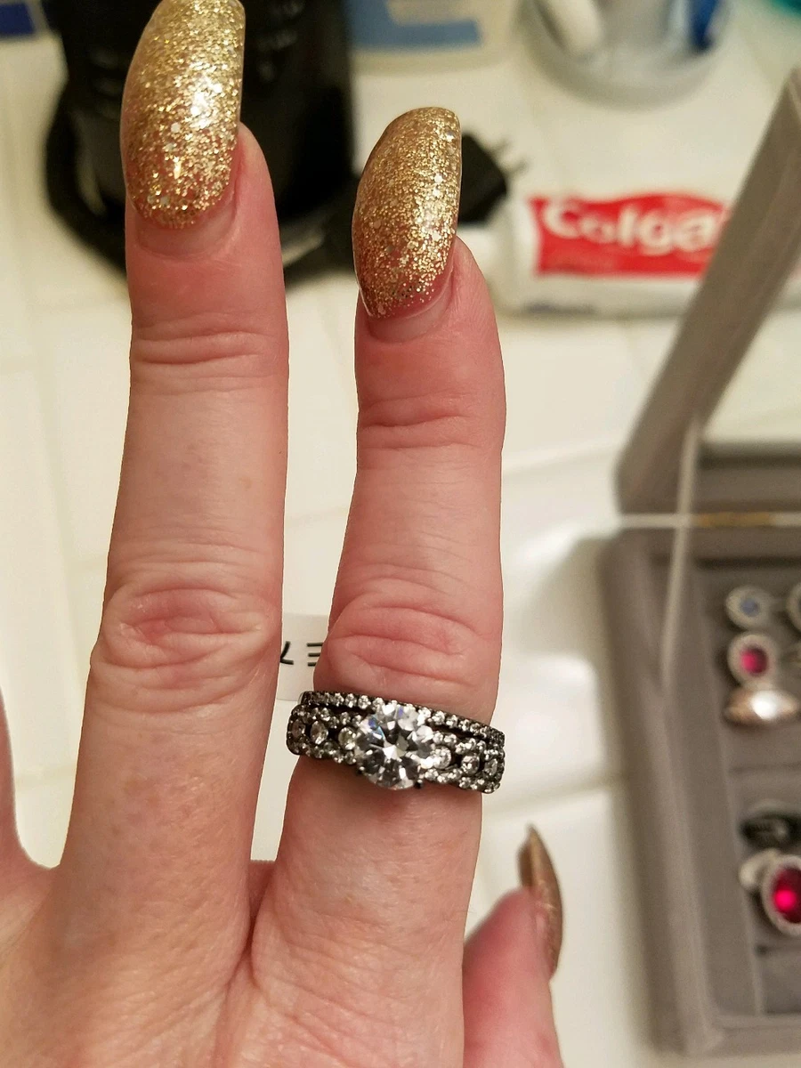 Charmed aroma black gold rings clearance