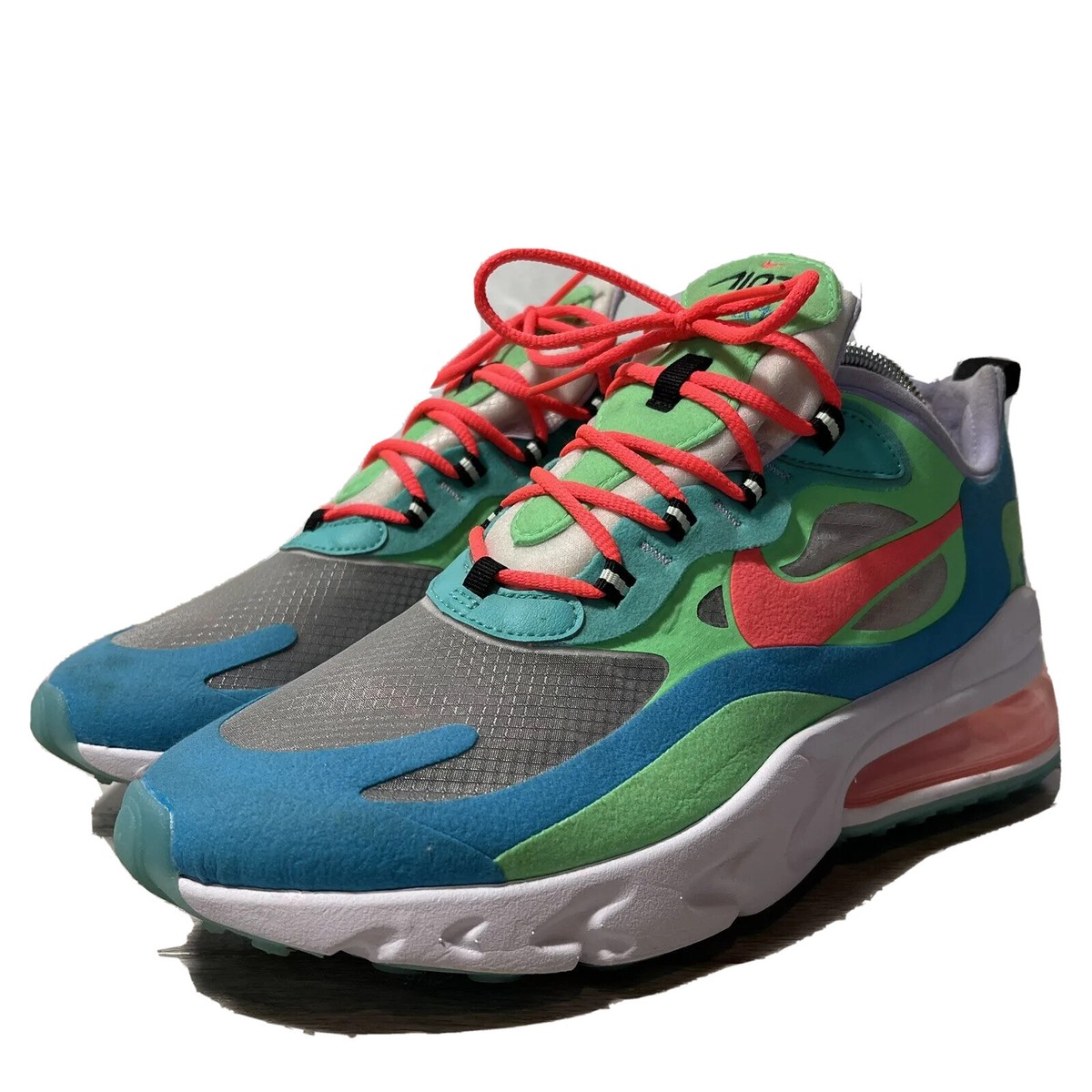 【専用】Lサイズ Nike Air Max 270 React Womens 10 Electro Green Flash Crimson Shoes