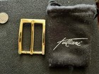 Tulliani Gold Tone Belt Buckle - NEW in Pouch — photo 1