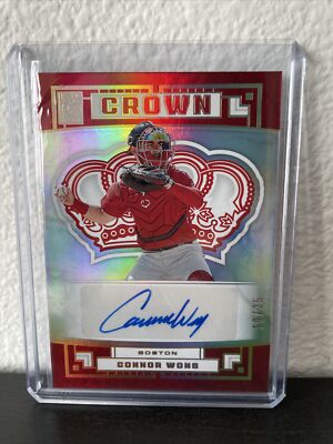 2022 Panini Capstone Connor Wong Crown Autograph # d 19/25 #C-WO
