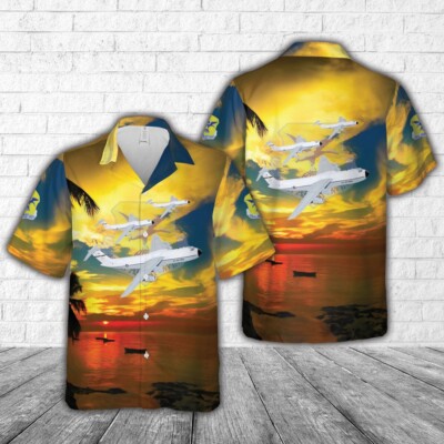 Air Force Aloha Shirt US Air Force 436th MAW C 5A Galaxy Hawaiian Shirt