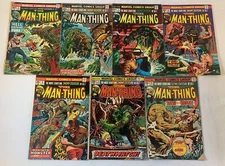 1970s Marvel MAN THING #2 3 4 6 8 9 16 ~ low grade, most missing value stamps