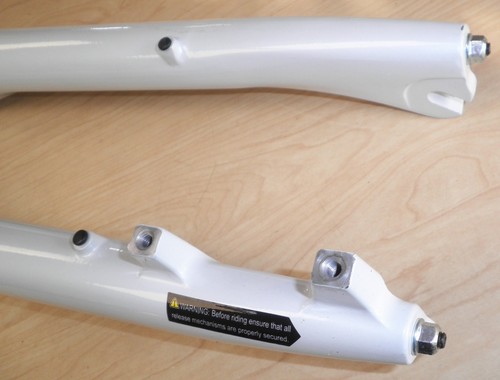 SR SUNTOUR NVX 700c WHITE BICYCLE SUSPENSION FORK BIKE PARTS 493-2 - Picture 5 of 8