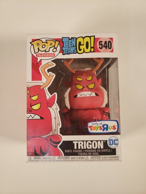 Funko Pop Television 540 Teen Titans Go Trigon Toys R US Figure for sale online | eBay