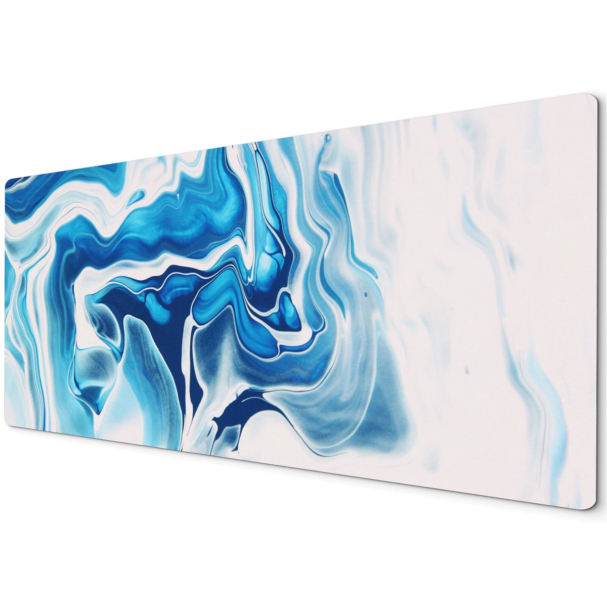 60 x 30cm Extra Large XL Desk Mouse Pad Mat Gaming White Blue Navy