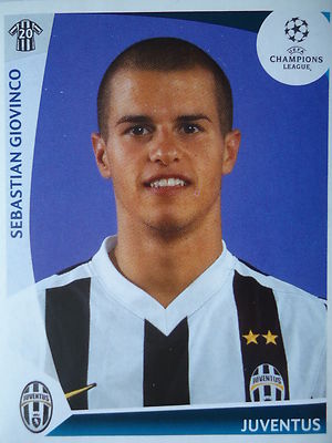Panini 34 Sebastian Giovinco Juventus Turin UEFA CL 2009/10