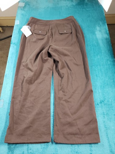 Studio Works Pants Sz 10 Womens Brown Straight Capri Ladies Casual Comfort NWT - Picture 12 of 13