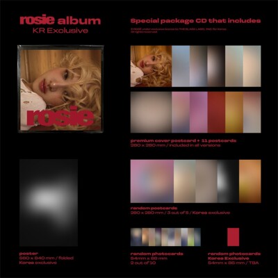 K-POP・アジア BLACKPINK ROSE LP EU輸入盤】ロゼ (BLACKPINK) 1stフルアルバム『rosie』|K-POP