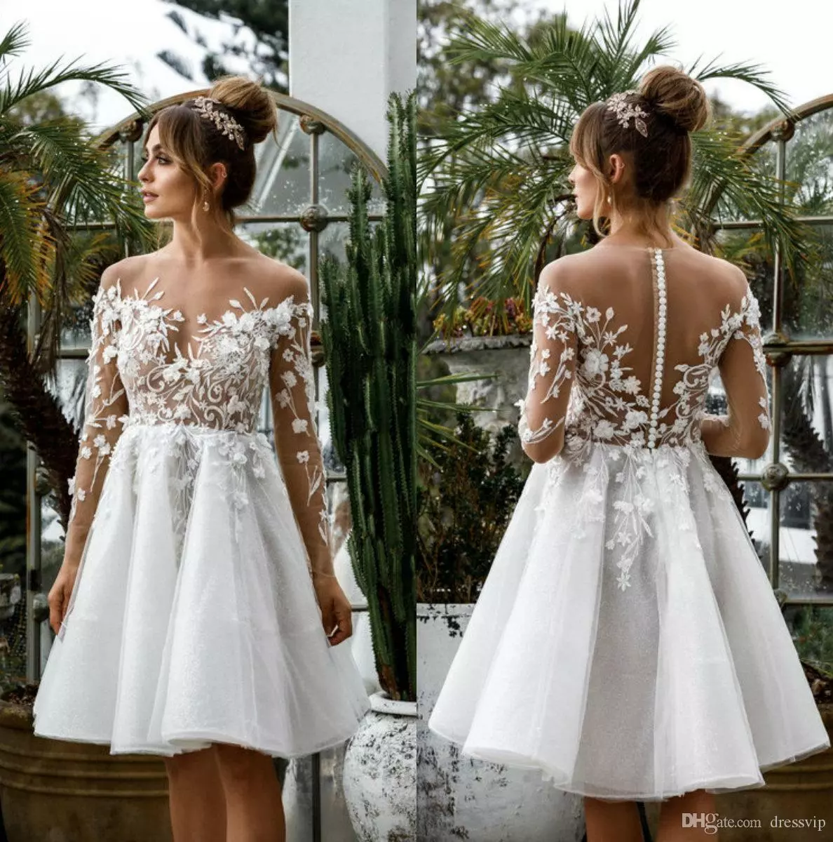 short bridal dresses