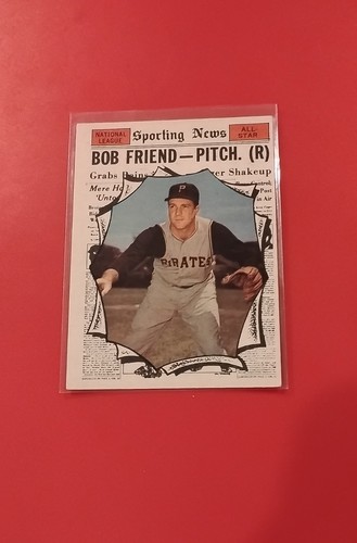 Bob Friend #585 1961 Topps card
