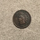 1873 Indian Head Penny About VF/XF Details Corrosion QA