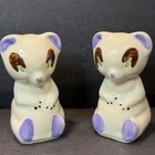 Shawnee Pottery Sitting Panda Figurine Miniature Set Of 2 Read!
