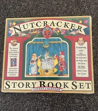 Nutcracker Story Book Set Advent Calendar Complete Vintage 1993