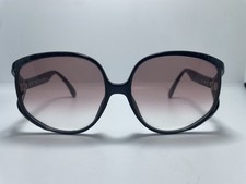 Christian Dior 2320 90 Black Oversized Butterfly Sunglasses Frames Vintage 80s