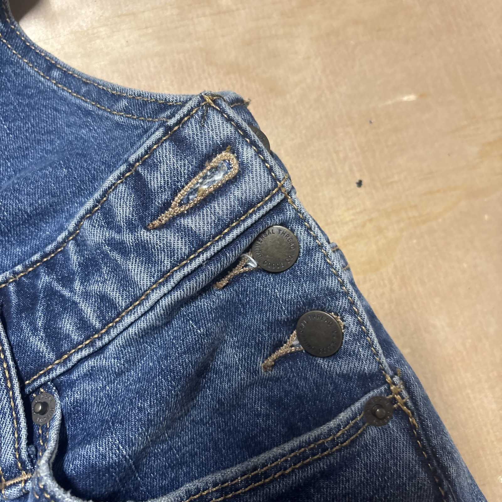 Universal Thread Target Denim Overalls Women’s Si… - image 6