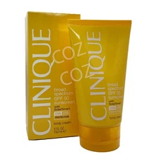 Clinique Broad Spectrum SPF 50 Sunscreen Body Cream 5 oz 150ml Full Size SEALED