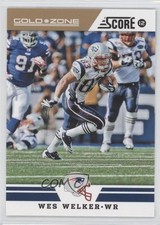 2012 Score Gold Zone Wes Welker #159 0a9