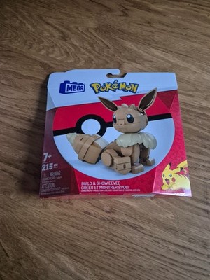 Pokemon Figur Evoli - Eevee Build Show Playset Steine Mega Construx 215p Neu