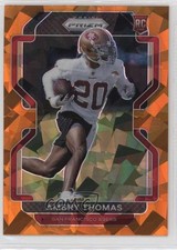 2021 Panini Prizm Rookie Orange Ice Prizm Ambry Thomas #439 1pz4