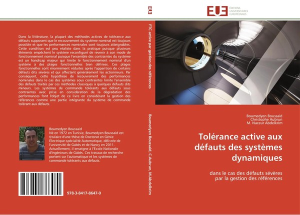 Boumedyen Boussaid (U. A.) | ToléRance Active Aux DéFauts Des SystèMes...-image