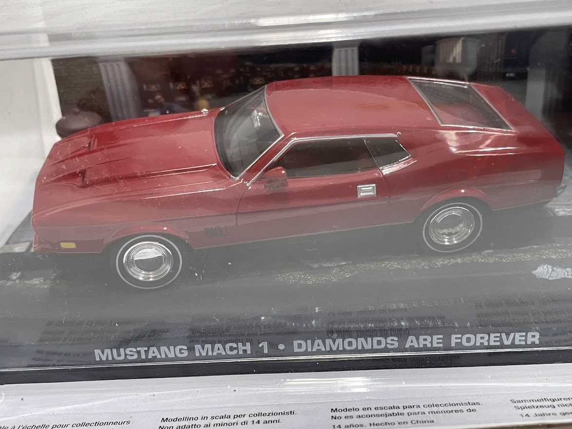 Mustang Mach 1 Diamonds are forever 1:43 007 James Bond