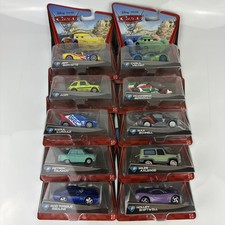 Disney Pixar Cars2 Die Cast 1:55 Scale 2010 Car Lot Of 10 Factory Sealed