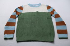 Mini Boden Kids' Striped Everyday Cotton Sweater WR4 Multicolor Size 7-8Y NWT