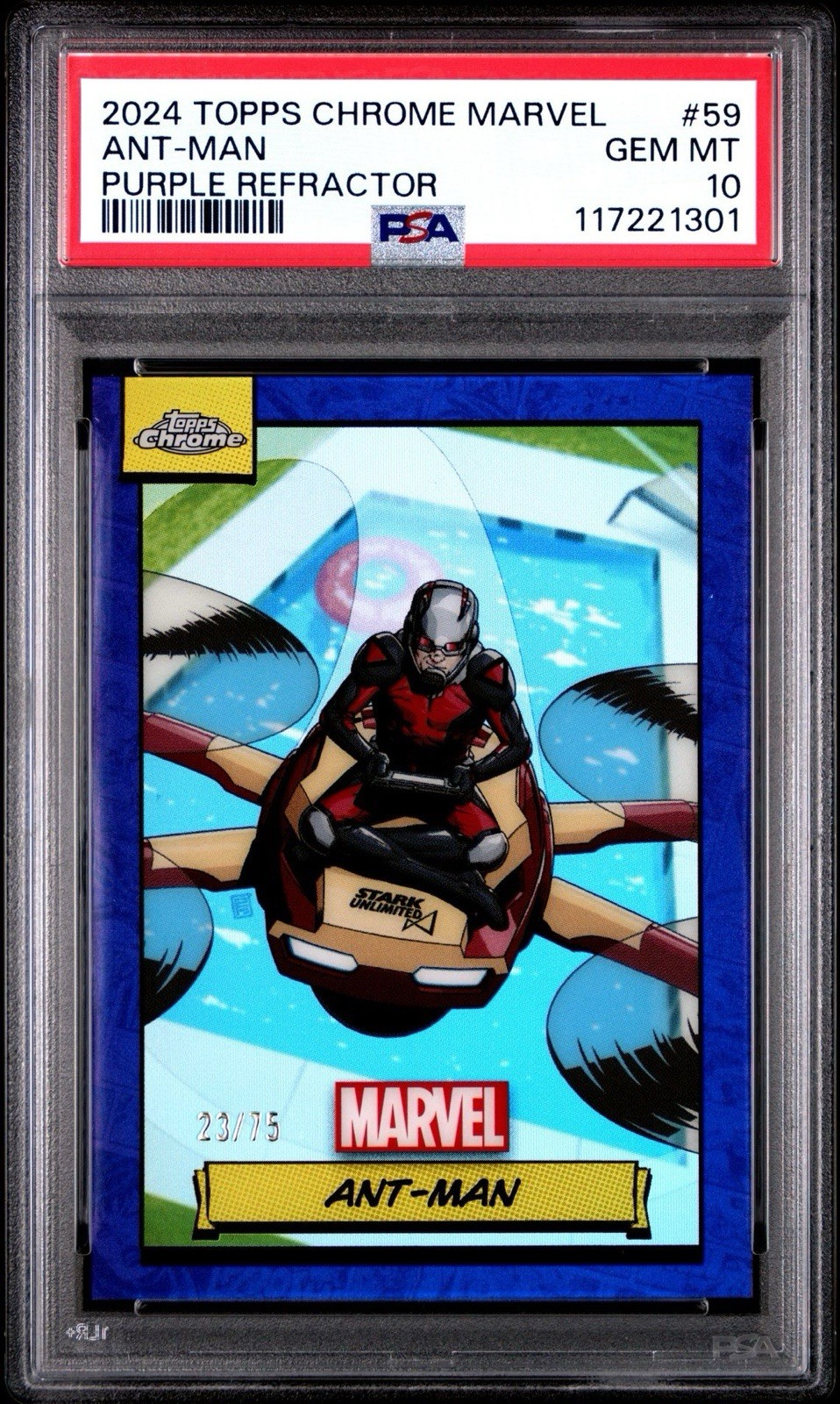 2024 Topps Topps Chrome Purple #59 Ant-Man front