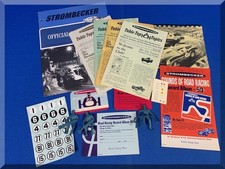 STROMBECKER 1:32 1:24 SCALE SLOT CAR ROAD RACING PAPERWORK WATERSLIDE DECALS LOT