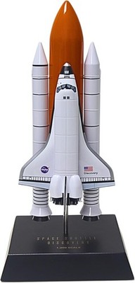 NASA Space Shuttle Discovery Orbiter OV-103 Full Stack Desk Top 1/200 XX Model