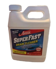 Professor Amos Super Fast Drain Cleaner w/ Accelerated Formula 32 oz-NEW